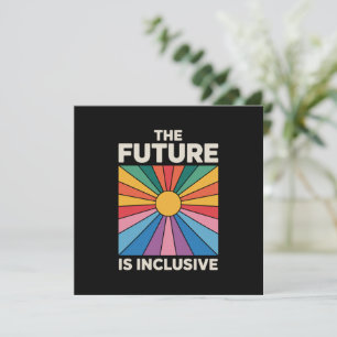 Convites Orgulho Arco-íris O Futuro é Inclusivo LGBTQ