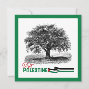 Convites Orgulho da oliveira palestina, Visite a Palestina
