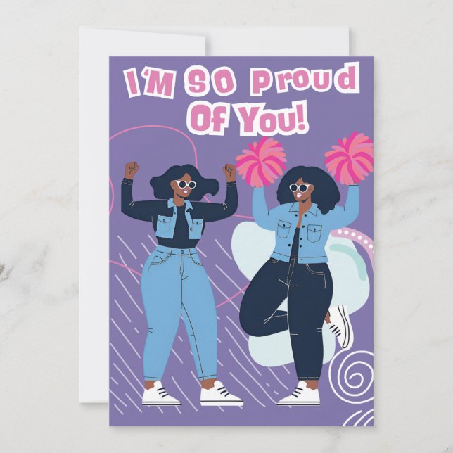 Convites Orgulho de você (Frente)