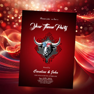 Convites Orgulho e força, um touro americano