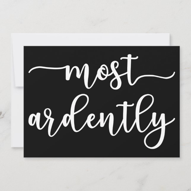 Convites Orgulho E Preconceito, Sr. Darcy - Mais Ardentemen (Frente)