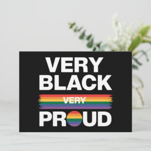 Convites Orgulho LGBT Orgulho gay, Preto Muito Orgulhoso