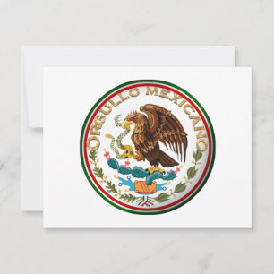 Convites Orgulho Mexicano (Águia da Bandeira Mexicana)