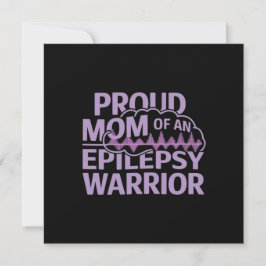 Convites Orgulhosa Mãe de um Guerreiro Epilepsia Mostre seu