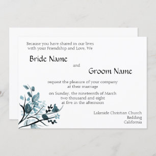 Convites Oriental blosom Invitation