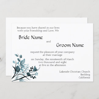 Convites Oriental blosom Invitation