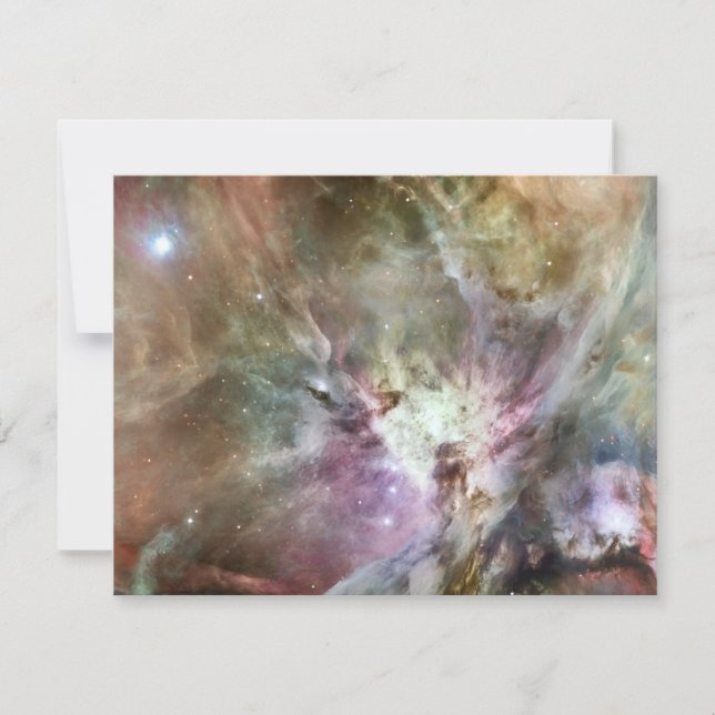 Convites Orion Nebula Pastels (Frente)
