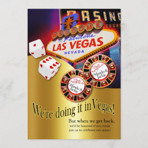 Convites Orlando & Jackie Recepção Las Vegas