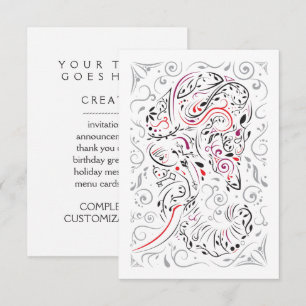 Convites ornamentado elefante