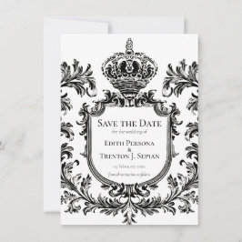 Convites Ornamentado Laurel & Filigree, Casamento