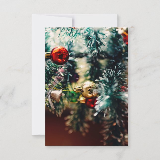 Convites Ornamentos de Árvore de Natal (Frente)