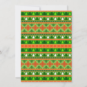 CONVITES ORNAMENTOS VERMELHOS BRANCOS DE ÁRVORE NATAL