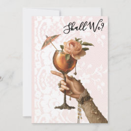 Convites *~* Ornate A101 Coquetel 3 FOTO  DESPEDIDA DE SOLT