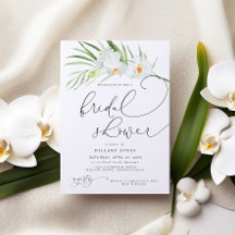 Orquídea branca | Chá de panela tropical Elegante