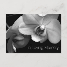 Convites Orquídea no amor à memória 1 Celebração da vida