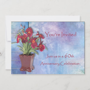 Convites Orquídeas e Watercolor 60º Aniversário