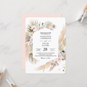 Convites Orquídeas Florais Elegantes e Quadro de Beleza Pa