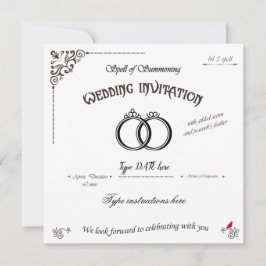 Convites Ortografia de convocação de convidados de casament