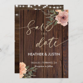 Convites Ortografia Rústica Orçamentária String Luzes & Cas