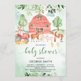 Convites Os animais de exploração temem verde deixa Chá de 