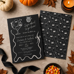 Convites 'Os Drinks Estão Prestes a Acabar' Festa de Hallow