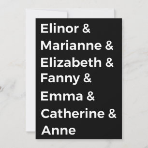 Convites Os Heroínas de Jane Austen I