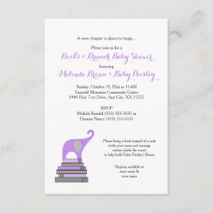 Convites Os livros da MENINA e o chá de fraldas da refeiç