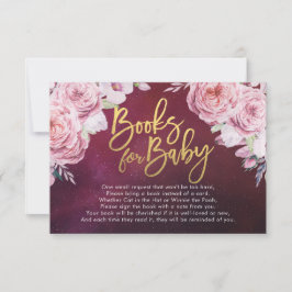 Convites Os livros do chá de fraldas para o bebê/trazem um