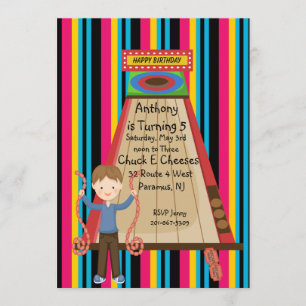 Convites Os Meninos Bonitos, Brilhantes e Lançados Arcade 