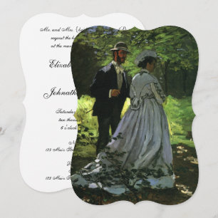 Convites Os Promenadores (Os Passeadores) por Monet Casamen