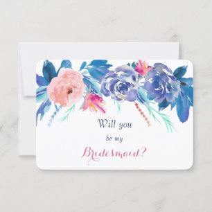 Convites Os rosas azuis do pêssego querem-no sejam minha