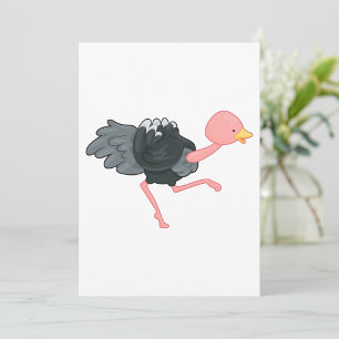 Convites Ostrich Running