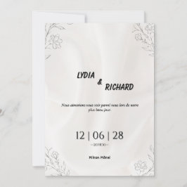Convites Our Beautiful Day Wedding Invitation