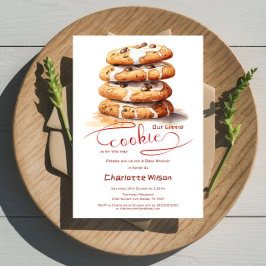 Convites Our Little Cookie Is On The Way Cute Baby Shower