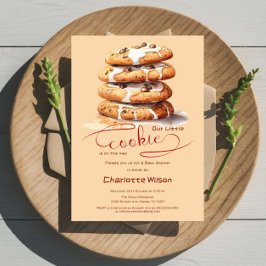 Convites Our Little Cookie Is On The Way Cute Baby Shower