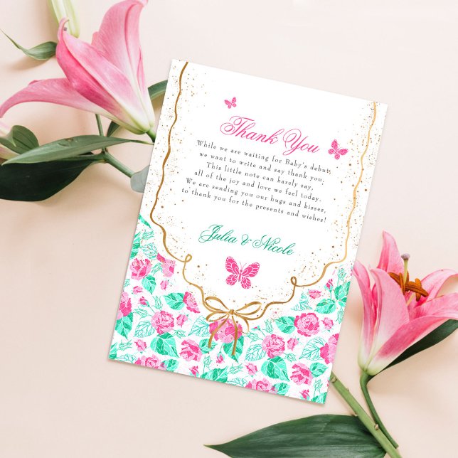 Convites Our Lovely One Baby Shower Invitation (Criador carregado)