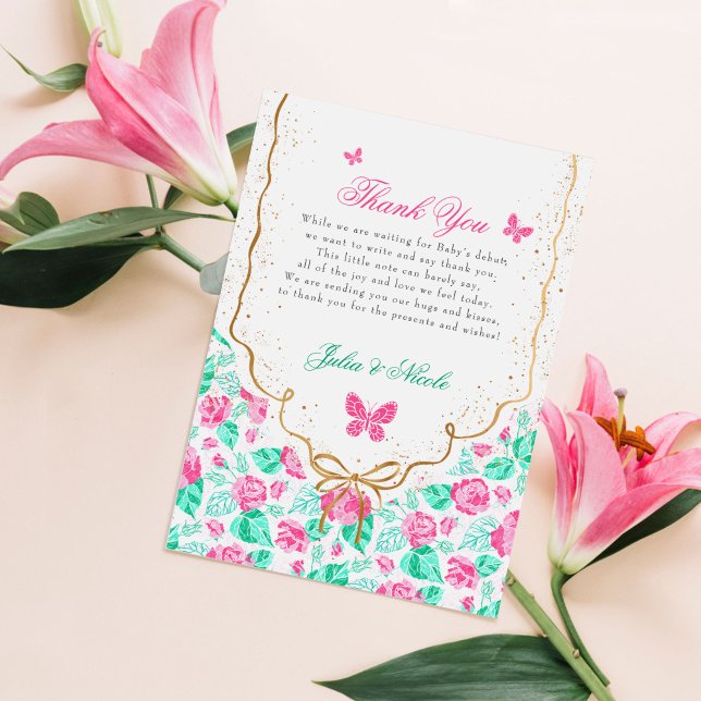 Convites Our Lovely One Baby Shower Invitation (Criador carregado)