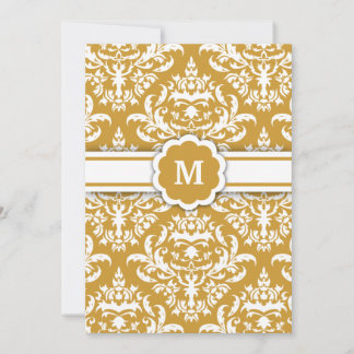 Convites Ouro 311-Marissa Monograma Damask