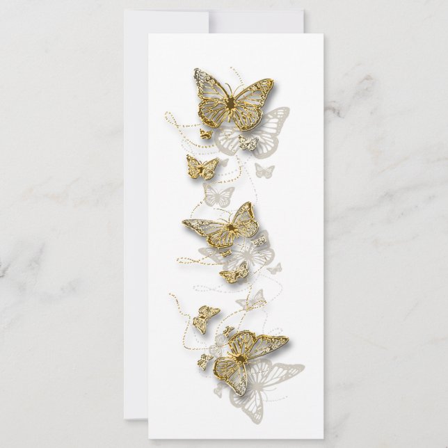 Convites Ouro branco noivado casamento aniversário (Frente)