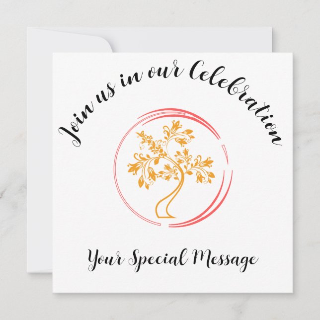 Convites Ouro da Fim do Tratamento (Frente)