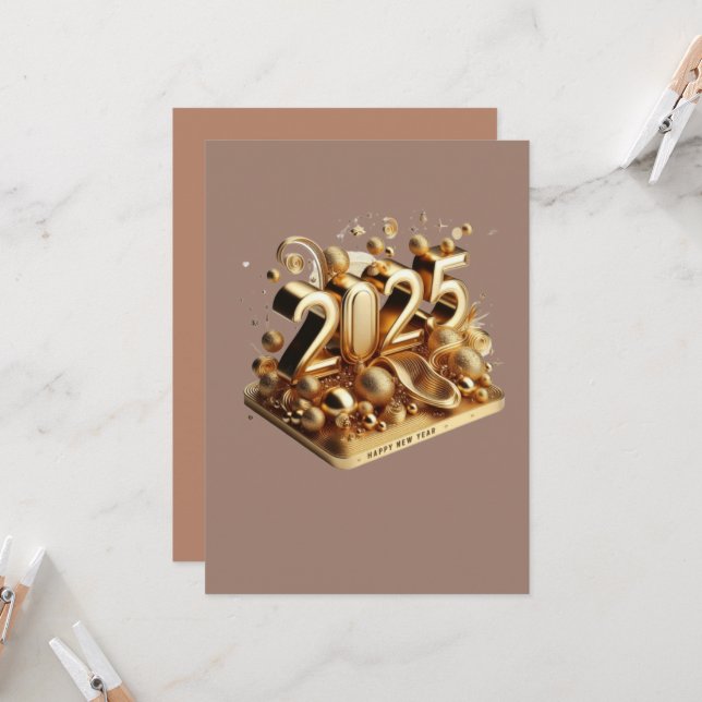 Convites Ouro de tipografia 2025 (Frente/Verso In Situ)