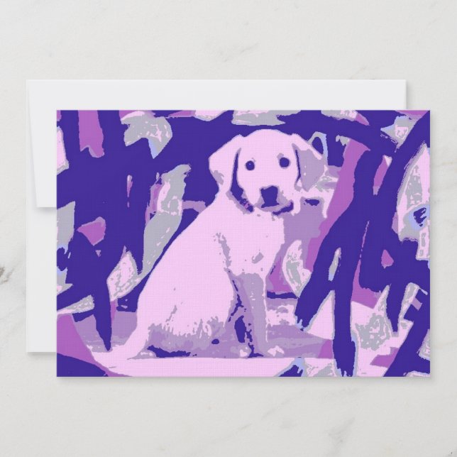 Convites Ouro Retriever Art (Frente)