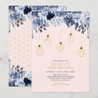 Ouro & Rosa | Luzes Boho chic Chás de Bebê