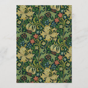 Convites Ouro William Morris Lily