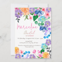 Ousada noiva floral em água-marinha rosa brilhante