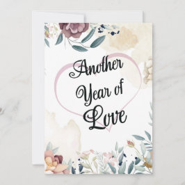 Convites Outro Ano de Amor Aniversário de Casamento Persona