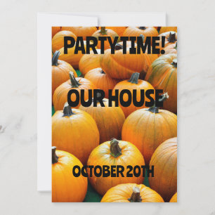 CONVITES OUTUMN HARVEST HALLOWEEN PUMPKIN