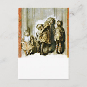 Convites Ouvindo na véspera do Natal da porta