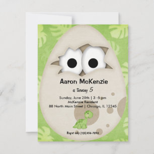 Convites Ovo de Dinossauro