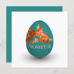 Convites ovo pintado de peixe-dourado